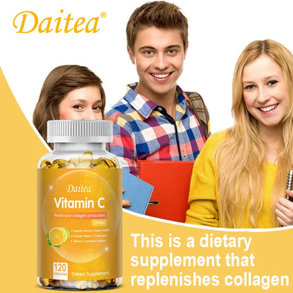 Cápsulas Vitamina C 2000mg – Piel e Inmunidad | 120 Cápsulas