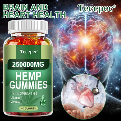 Gomitas Omega 3-6-9 + DHA y Vitamina C | Salud y Bienestar