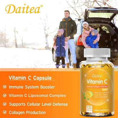 Cápsulas Vitamina C 2000mg – Piel e Inmunidad | 120 Cápsulas